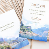 Invitation Enregistrer La Date Destination De La Côte Amalfi