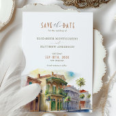 Invitation Enregistrer La Date Destination De La Nouvelle-Orl