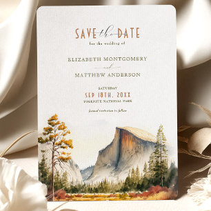 Invitation Enregistrer La Date Destination Du Parc National Y