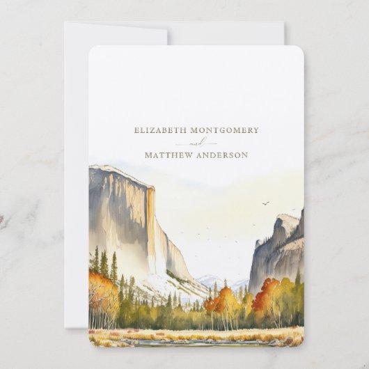 Invitation Enregistrer La Date Destination Du Parc National Y (Dos)