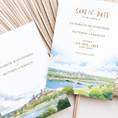 Invitation Enregistrer La Date Destination LOIRE France