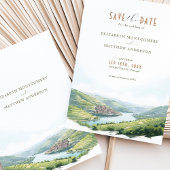 Invitation Enregistrer La Date Douro Valley Portugal Destinat