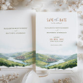 Invitation Enregistrer La Date Douro Valley Portugal Destinat