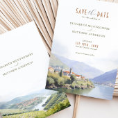 Invitation Enregistrer La Date Douro Valley Portugal Destinat