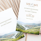 Invitation Enregistrer La Date Douro Valley Portugal Destinat