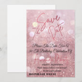 Invitation Enregistrer la date électronique, modèle de faire- (Devant / Derrière)