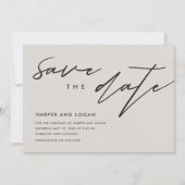 Invitation Enregistrer la date en ligne simple (Devant)