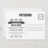 INVITATION ENREGISTRER LA DATE, ENREGISTRER LA DATE ANNONCE L (Dos)