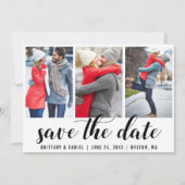 Invitation Enregistrer La Date Fiançailles 3 Photo (Devant)