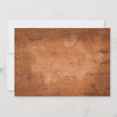 Invitation Enregistrer la date Mason Jar String Lights Rustic (Dos)