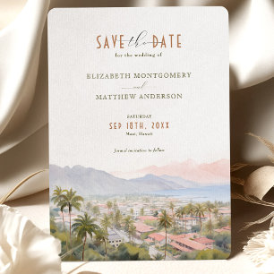 Invitation Enregistrer La Date Maui, Destination Hawaii