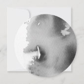 Invitation ENREGISTRER LA DATE moderne boho mandala gris aqua (Dos)