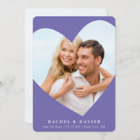 ENREGISTRER LA DATE moderne photo cadre coeur viol