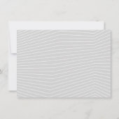 Invitation ENREGISTRER LA DATE moderne sprig simple cool de b (Dos)