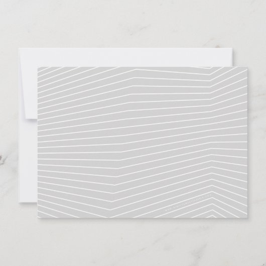 Invitation ENREGISTRER LA DATE moderne sprig simple cool de b (Dos)