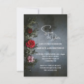 Invitation Enregistrer la date Noir Blanc 50e Anniversaire In (Devant)
