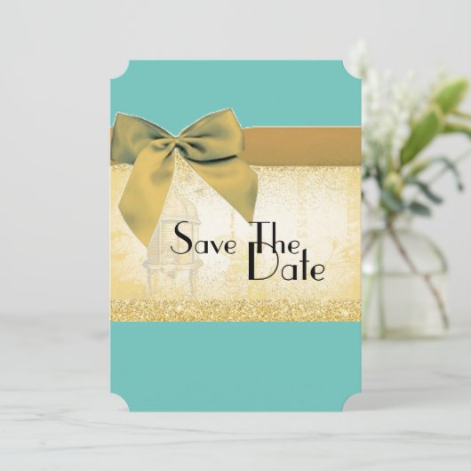 Invitation Enregistrer la date Personnaliser Mariage Paris Mo (Debout devant)