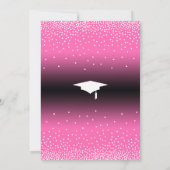 Invitation Enregistrer la date pour la fête de graduation Hot (Dos)