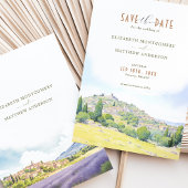 Invitation Enregistrer La Date Provence France Destination