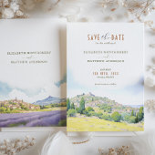 Invitation Enregistrer La Date Provence France Destination