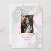 Invitation ENREGISTRER LA DATE | Rosé agité (Devant)