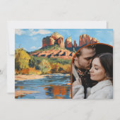 Invitation Enregistrer la date - Sedona Red Rock Cathedral (Devant)