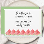 Invitation Enregistrer La Date Watermelon Summer Family Reuni