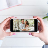 Invitation Enregistrer la photo du script de calligraphie Mar