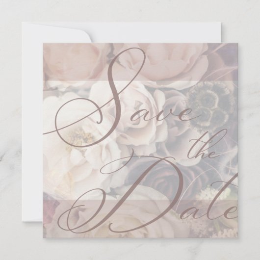 Invitation Enregistrer l'annonce de date (Devant)