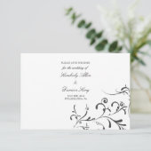 Invitation Enregistrer l'annonce de date| Flore|wb (Debout devant)