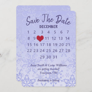 Invitation Enregistrer le calendrier Mariage Date Flèches vio