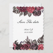 Invitation enregistrer le mariage de date (Devant)