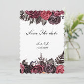 Invitation enregistrer le mariage de date (Debout devant)