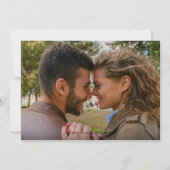 Invitation Enregistrer le Mariage photo inspiré de Date Beach (Dos)