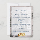 Invitation Enregistrer le plan Prop de date (Devant)