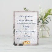 Invitation Enregistrer le plan Prop de date (Debout devant)