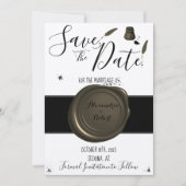 Invitation Enregistrer le stylo Mariage date et l'Inkwell (Devant)