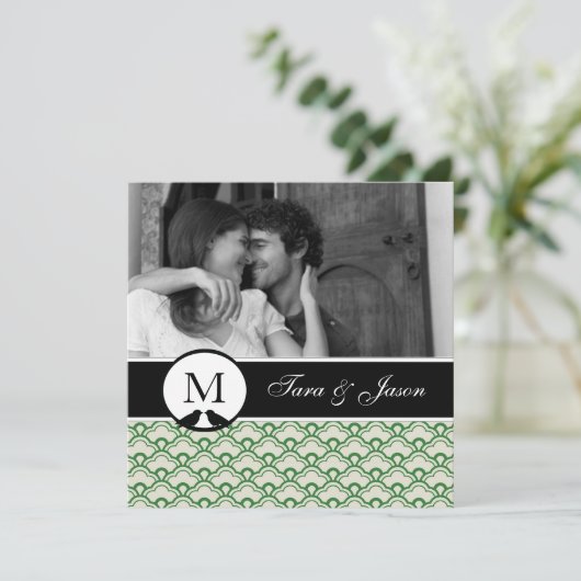 Invitation Enregistrer les annonces de date (Debout devant)