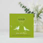 Invitation Enregistrer les annonces de date avec Lovebirds {G (Debout devant)