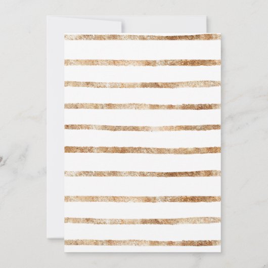 Invitation Enregistrer notre date Gold Eucalyptus Mariage Fia (Dos)