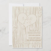 Invitation Enregistrez la date (Devant)