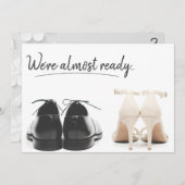 Invitation Enregistrez la date Simple & Moderne (Devant / Derrière)