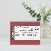 Invitation Enregistrez votre billet ! (Debout devant)