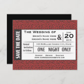 Invitation Enregistrez votre billet ! (Devant / Derrière)