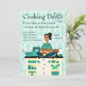 Invitation Enseignant cuisine (Debout devant)