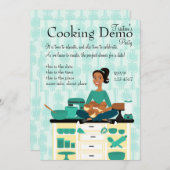 Invitation Enseignant cuisine (Devant / Derrière)