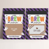 Invitation Enseignant d'automne Halloween porte-carte cadeau