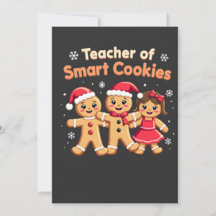 Invitation Enseignant des cookies intelligents Enseigner le g