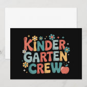 Invitation Enseignant Équipe de maternelle pour la rentrée (Devant / Derrière)