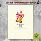 Invitation Enseignants École classique Bell Parti de retraite